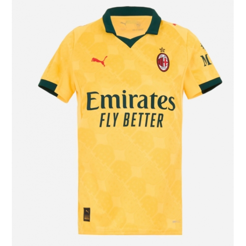 Billige Fotballdrakt AC Milan Replika Tredjedrakt Dame 2025-26 Kortermet Billige Fotballdrakt AC Milan Replika Tredjedrakt Dame 2025-26 Kortermet